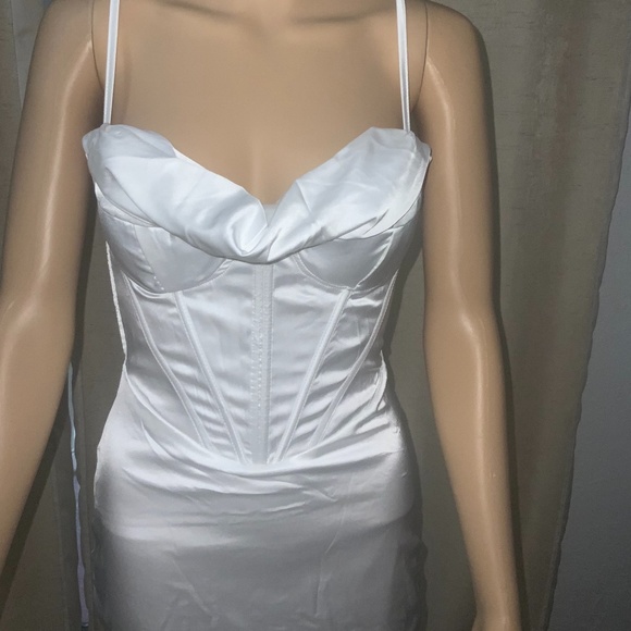 Corset Bodycon Spaghetti Slip Dress NWT - Picture 6 of 10